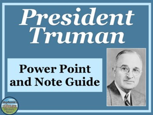 President Harry Truman PowerPoint