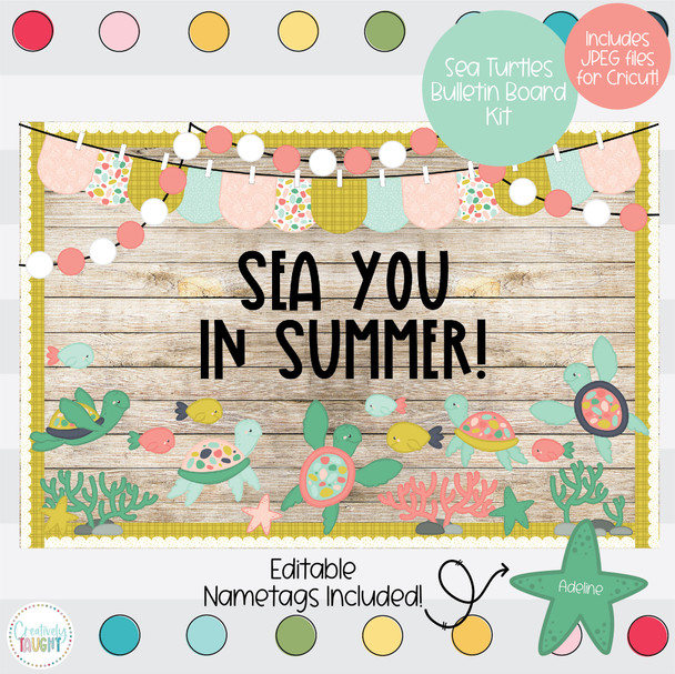 Sea Turtles - Summer Bulletin Board Kit