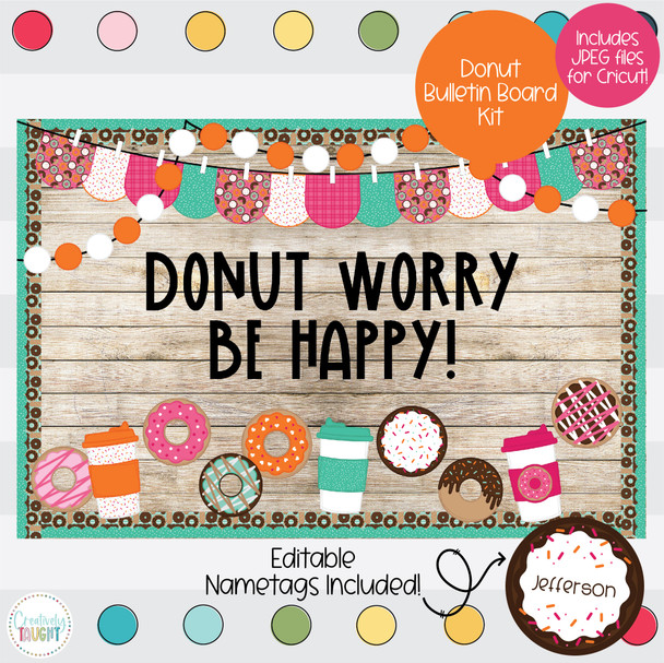 Donuts Bulletin Board Kit