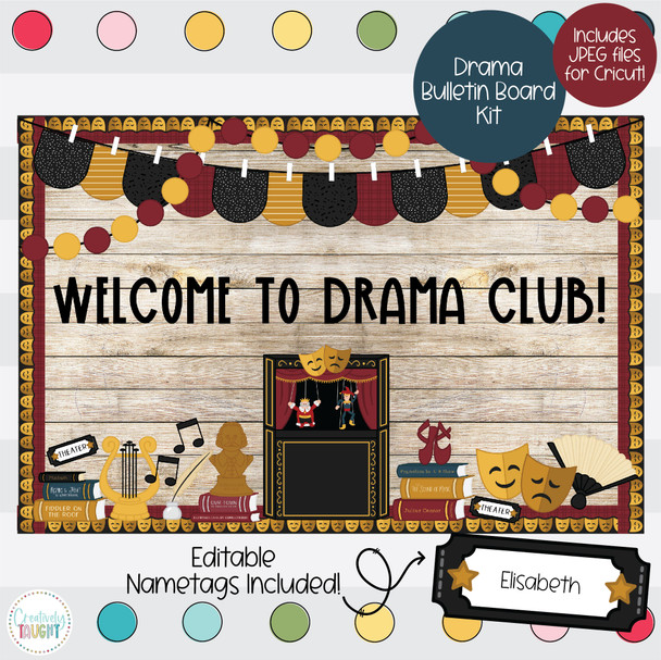 Drama - Literature Bulletin Board Kit