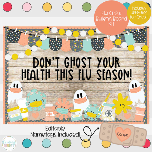 Boo to the Flu - Healthcare Bulletin Board Kit