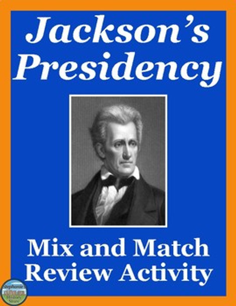 Andrew Jackson Vocabulary Mix and Match Activity