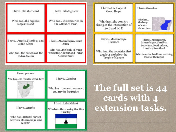 Southern Africa World Geography Bundle