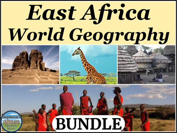 East Africa Geography BUNDLE