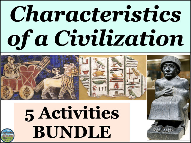 Characteristics of a Civilization Activities Bundle
