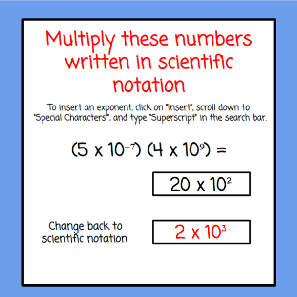 Scientific Notation Bundle of Five Lessons