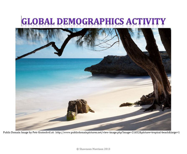 World Geography Demonstration:  Cultural Diversity and Wealth Disparity