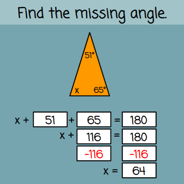 Angle Sum of a Triangle and Exterior Angles