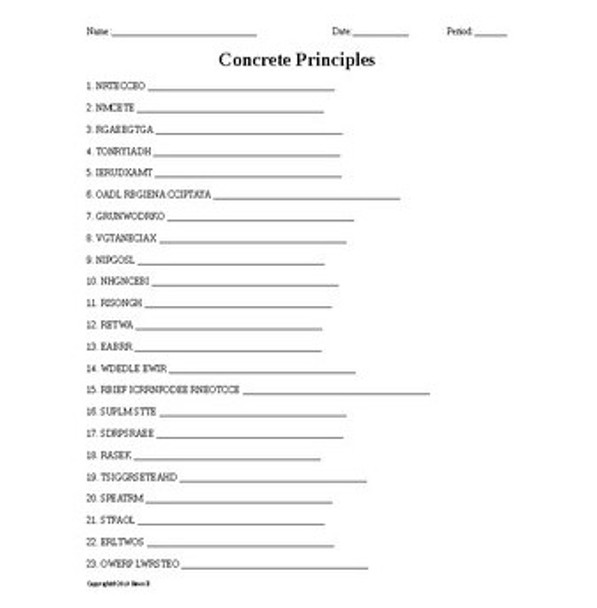 Ag. Technical Systems and Mechanics Word Scramble Bundle