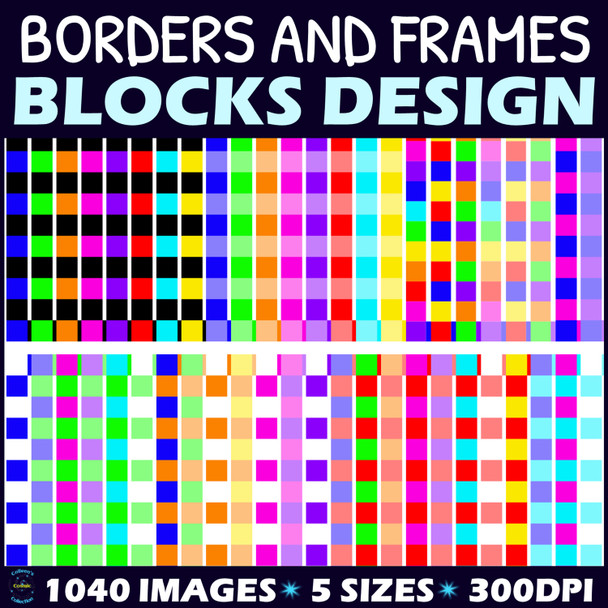 Colourful Squares Borders