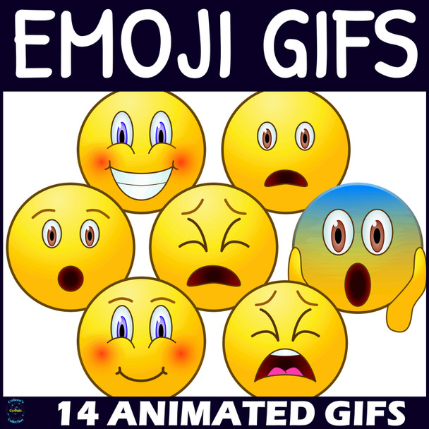 Emoji GIFs - Emotions - Animated Clip Art - Set 3