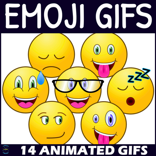 Emoji GIFs - Emotions - Animated Clip Art - Set 9