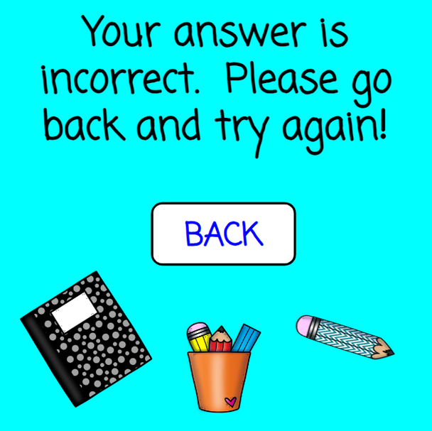 Back To School - Are You Ready for 6th Grade Math? Game