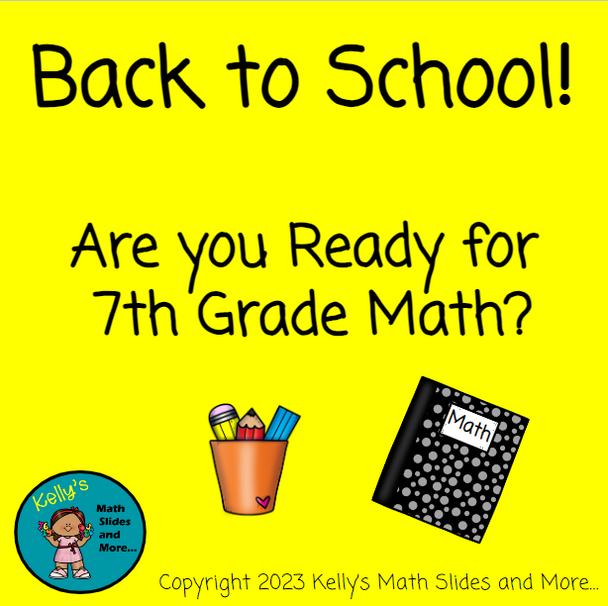 Back to School Middle School Math Bundle of 4 Games