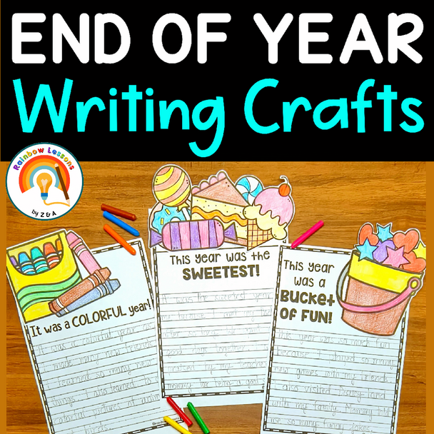End of Year Writing Prompt | End of Year Writing Activities | End of Year Crafts