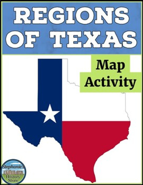 The Regions of Texas Map Activity