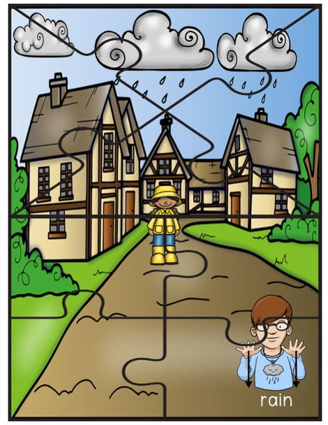 jigsaw puzzle with ASL