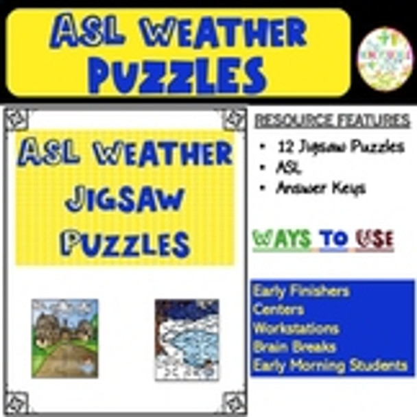 ASL Weather Puzzles