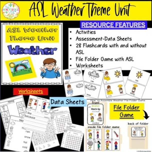 ASL Weather Theme Unit