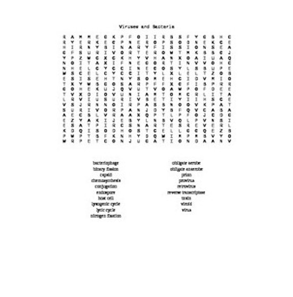 Biology Vocabulary Word Searches Bundle