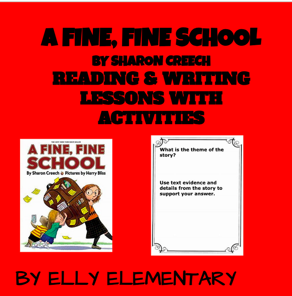A Fine, Fine School: Reading/Writing Unit & Math Extension (Journeys, 3rd Grade)