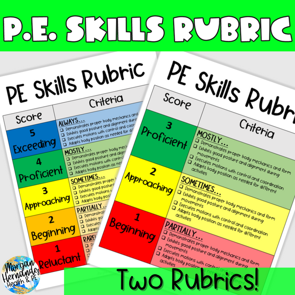 PE Skills Rubric 