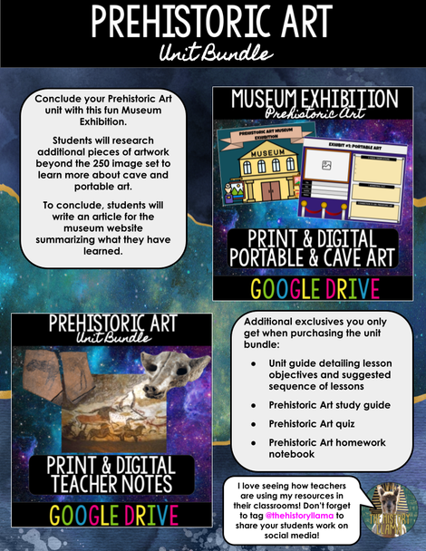 Prehistoric Art Unit Bundle - AP Art History