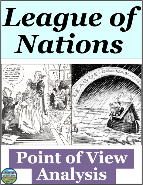The League of Nations Point of View and Image Analysis