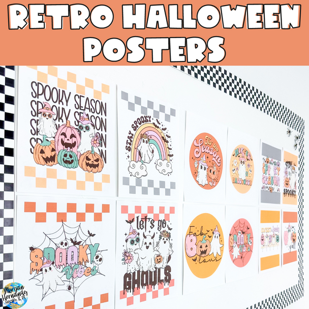 Retro Halloween Posters