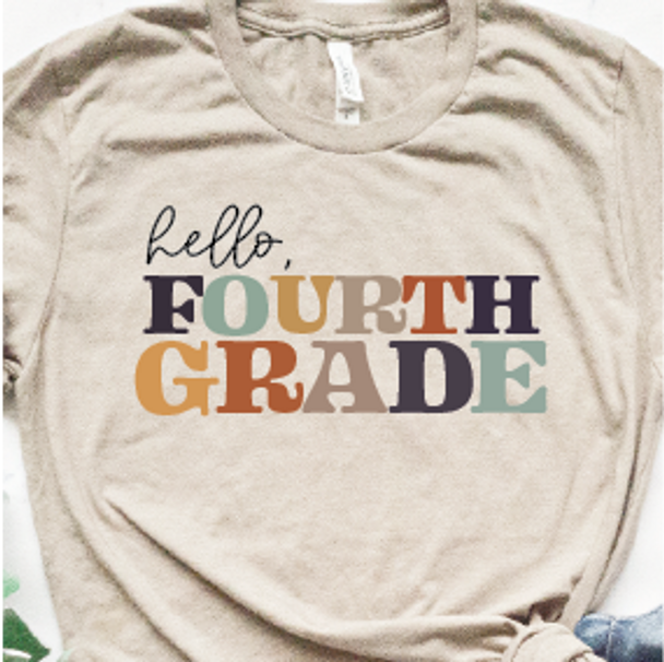 "Hello...Grade Level" Shirt for teachers