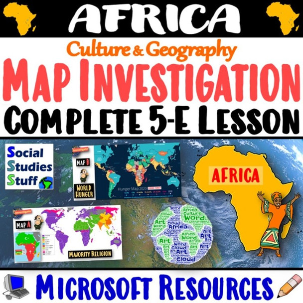 Misconceptions of Africa 5-E Lesson and Map Investigation | Microsoft