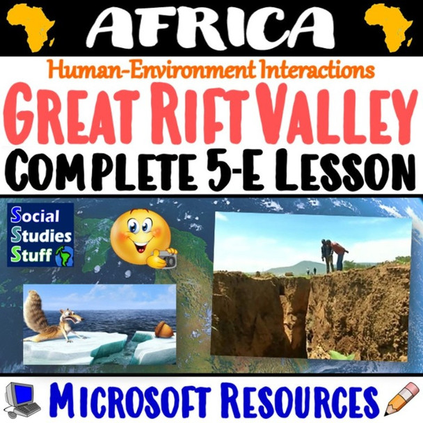 The Great Rift Valley in Africa 5-E Lesson | Causes and Effects | Microsoft