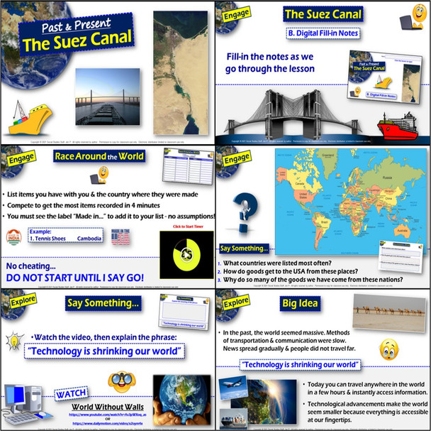 Intro to the Suez Canal 5-E Lesson | Examine Trade and Globalization | Google