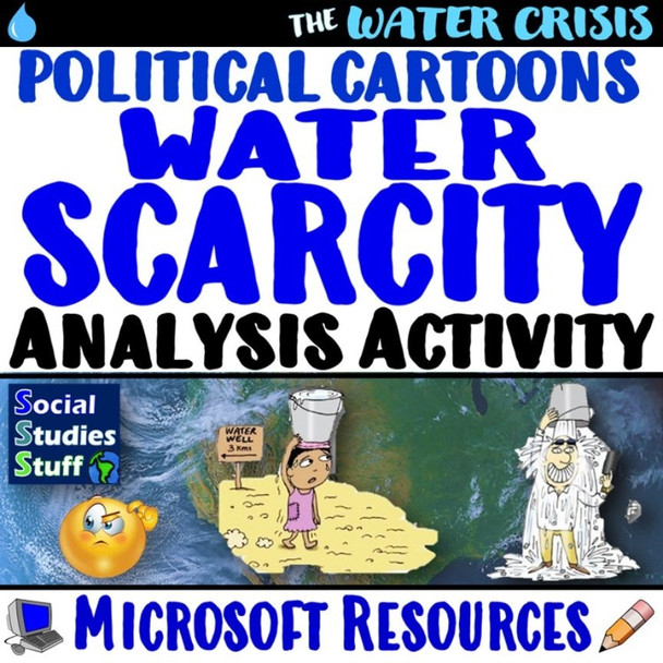 Analyze Water Scarcity with Political Cartoons Practice Activity | Microsoft