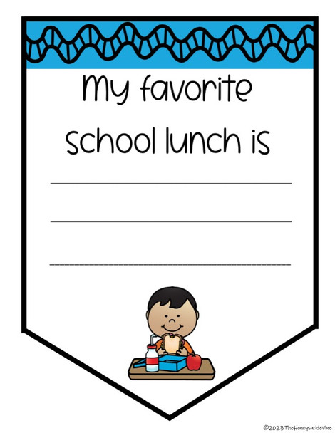 Back to School Opinion Writing Activity