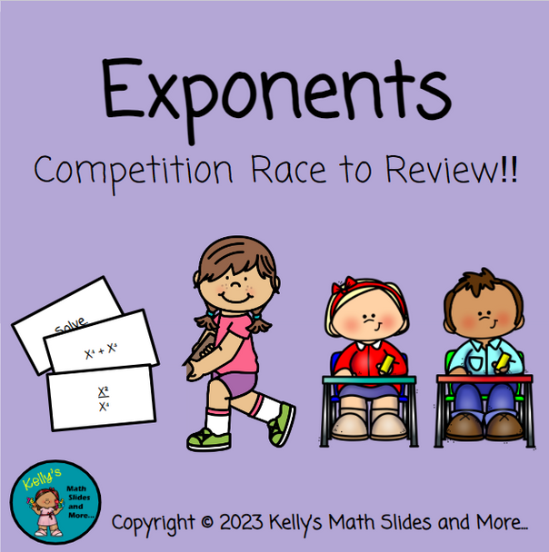 Exponents Competition Game - Race to Reveiw