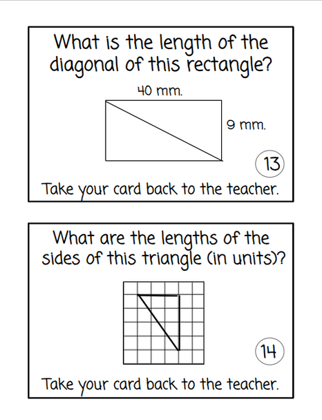 8th Grade Math Full Year of Competition Games - Race to Review