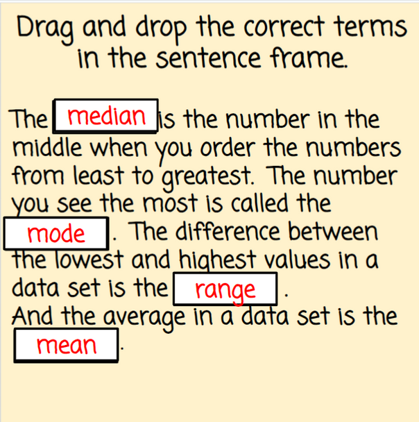 Mean, Median, Mode, and Range Lesson - Digital and Printable