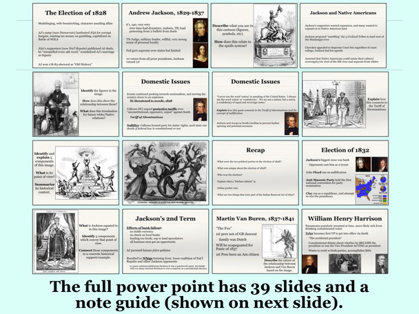 Andrew Jackson PowerPoint and Note Guide