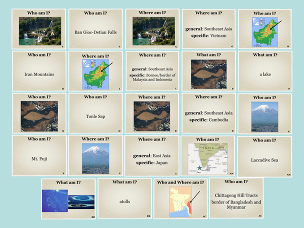 Physical Geography Review Game Bundle