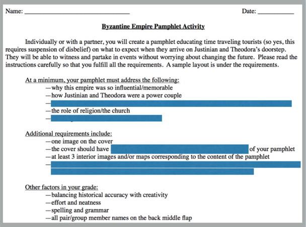 The Byzantine Empire Pamphlet Review