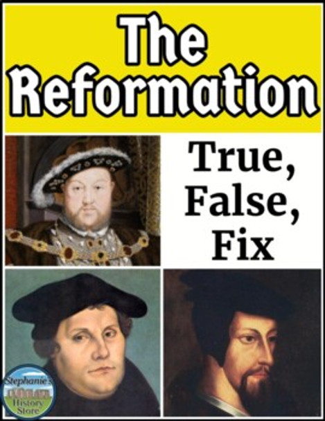 The Reformation True False Fix