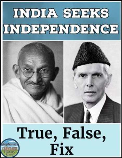 India Seeks Independence True False Fix