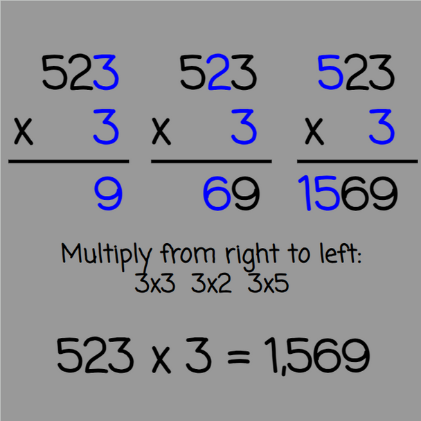 Multi-Digit Multiplication with Number Chips - Pirate Themed