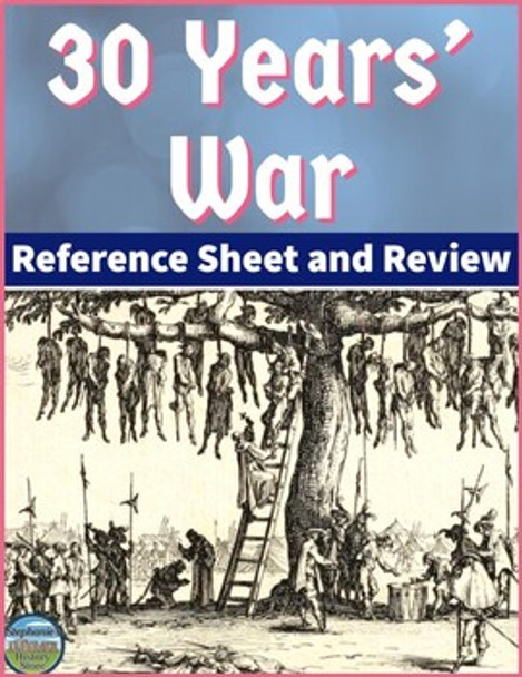 30 Years' War Reference Sheet and Review