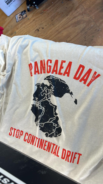 "Pangaea Day, Stop Continental Drift" Unisex T-shirt