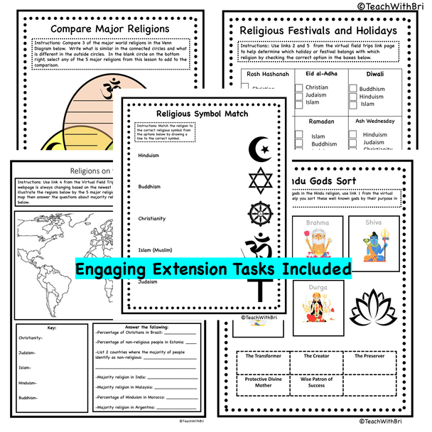 World Religions Virtual Field Trip for Middle and High School