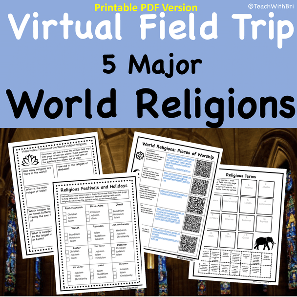 World Religions Virtual Field Trip for Middle and High School