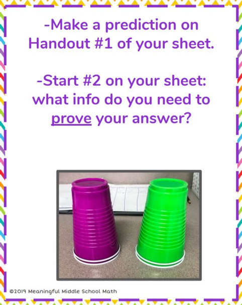 Systems of Equations: Infinite Solutions Investigation with Cup Stacks