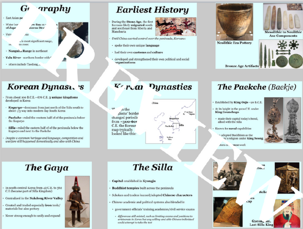 Korea in World History Overview and Note Guide